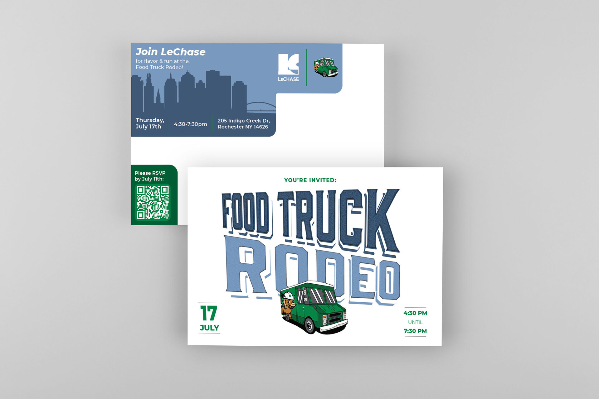 Food Truck Rodeo Invite — LeChase Construction